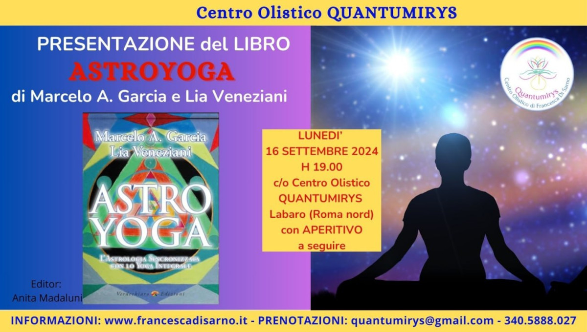 PRESENTAZIONE DEL LIBRO “ASTROYOGA”